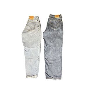 Vintage Levi's 560 Men's Jeans 36x30 Multicolor Relaxed Fit Denim Bundle of 2